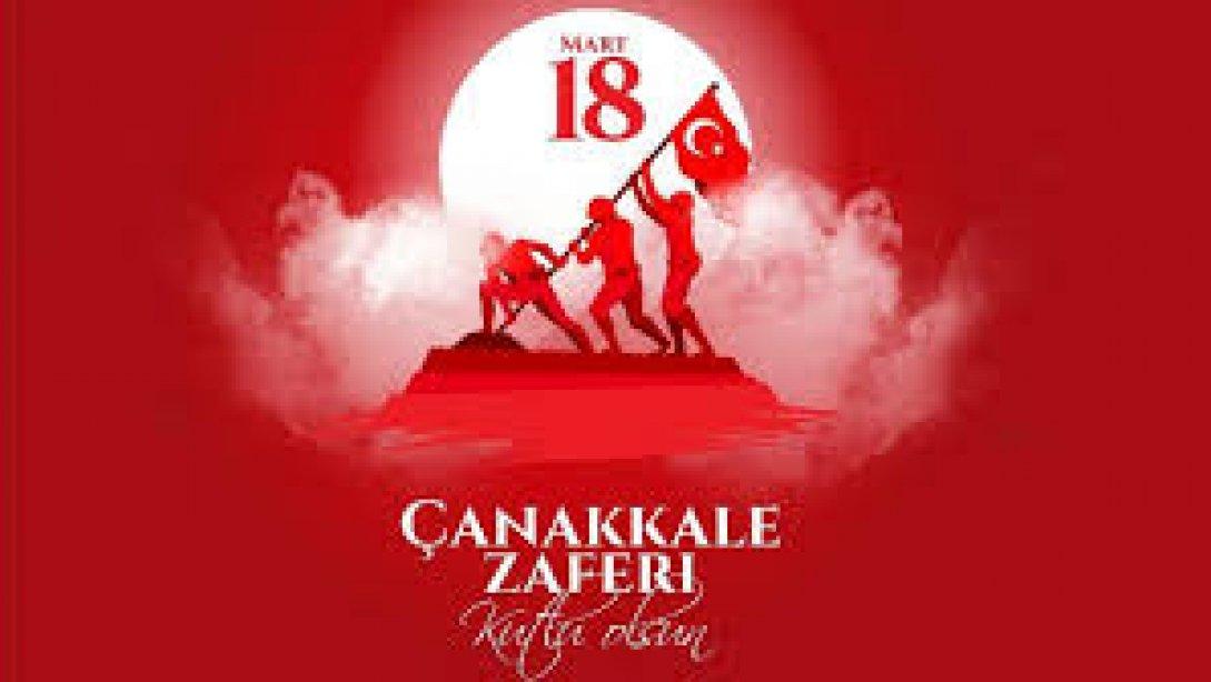 18 Mart Şehitleri Anma Günü ve Çanakkale Zaferinin 105. Yıl dönümü Mesajı